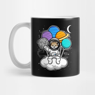 Astronaut Floating Dogelon Mars Coin To The Moon Crypto Token Cryptocurrency Blockchain Wallet Birthday Gift For Men Women Kids Mug